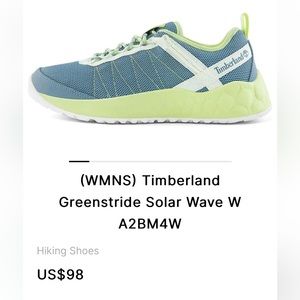 Women’s Timberland Greenstride Solar Wave Hiking shoes size 8-8-5